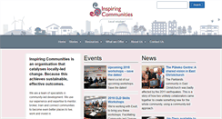 Desktop Screenshot of inspiringcommunities.org.nz